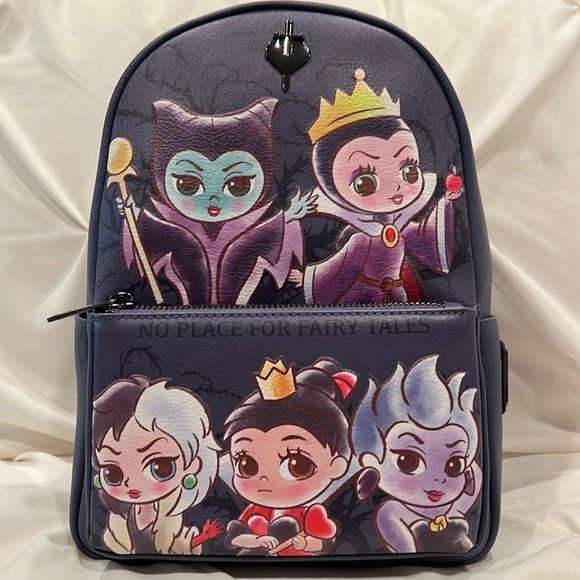 Loungefly Bags Loungefly Exclusive Disney Villains Chibi Mini